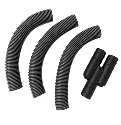 Caravan Grey / Water Waste Pipe + Y Connector (28.5mm) - Waste Hog / Wastemaster Kit