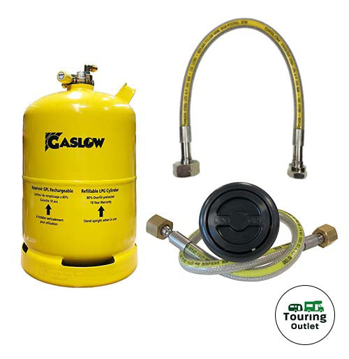 Single Gaslow 11kg Cylinder Kit with Exterior Black Filler
