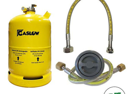 Single Gaslow 11kg Cylinder Kit with Exterior Grey Filler