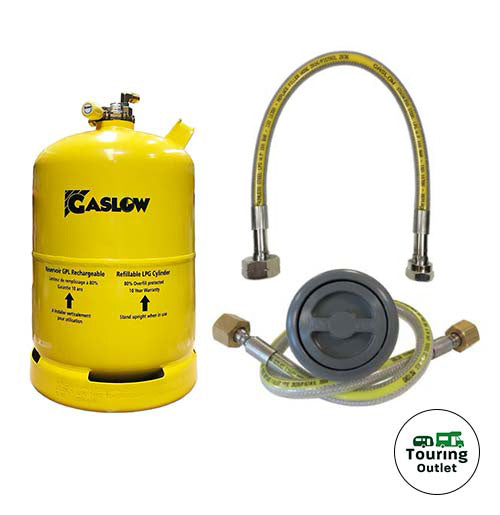 Single Gaslow 11kg Cylinder Kit with Exterior Grey Filler