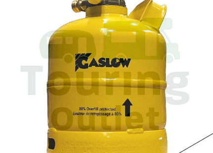 Twin Gaslow 2.7kg Cylinder Kit with Exterior White Filler