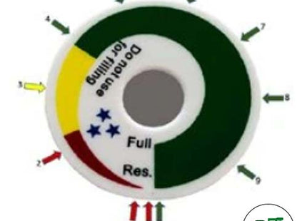 Twin Gaslow 6kg Cylinder Kit with Exterior Black Filler