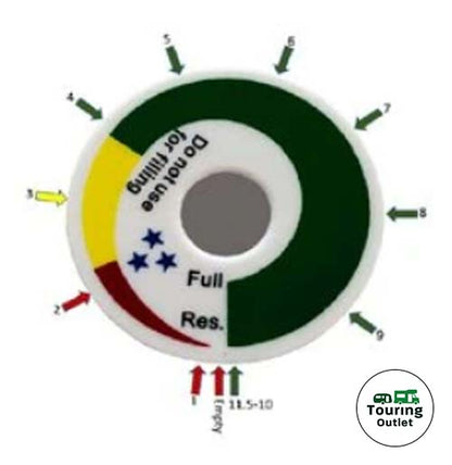 Single Gaslow 6kg Cylinder Kit with Exterior White Filler