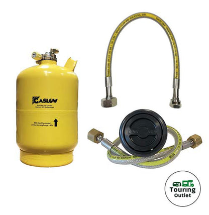 Single Gaslow 6kg Cylinder Kit with Exterior Black Filler