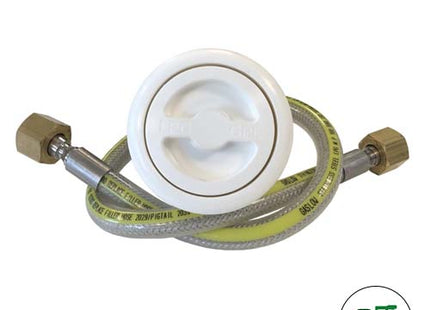 Twin Gaslow 2.7kg Cylinder Kit with Exterior White Filler